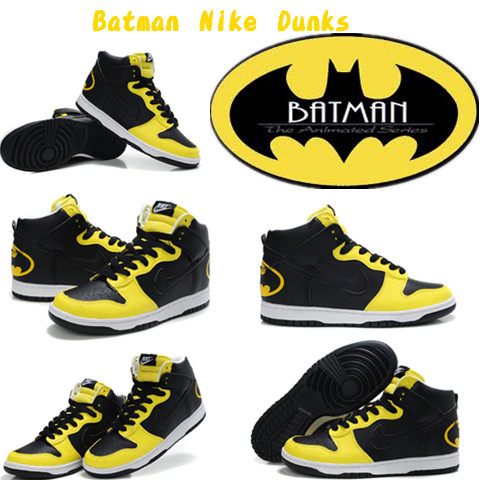 custom batman nike dunks